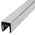 PSG Aufgesetzter Glashandlauf 40x40 mm AISI 304 satiniert – 2500 mm 001-082 (1)