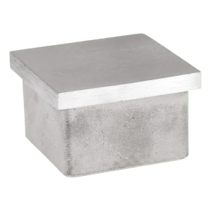 Einschlagstopfen für Quadratprofil 40×40×2 mm – Edelstahl AISI 304 satiniert