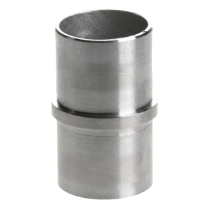 Gerader Geländerverbinder für Rohr 42,4x2 mm – Edelstahl AISI 304, eingeklebt