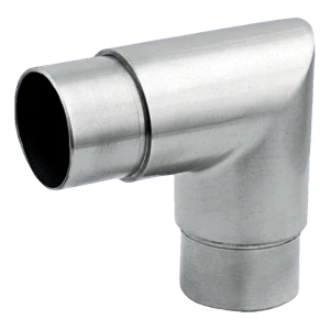 Scharfes Geländerbogen 90° eingeklebt ⌀42,4 mm – Edelstahl AISI 304 satiniert