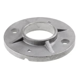 Verstärkte Geländerpfostenbasis zum Schweißen Ø 100 mm – Edelstahl AISI 304