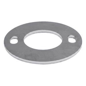 Geländerstützen-Grundplatte zum Schweißen fi 80 mm – Edelstahl AISI 304, System 42,4 mm
