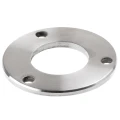 Säulenbasis für Geländer zum Schweißen Ø 85 mm – Edelstahl AISI 304 seidenmatt, System 42,4 001-188 (1)