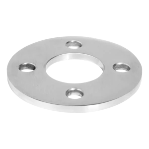 Geländerpfostenfuß zum Schweißen fi 100 mm – Edelstahl AISI 304 satiniert