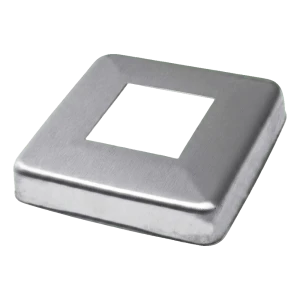 Abdeckrosette für Profil 40x40 mm – Edelstahl AISI 304 satin