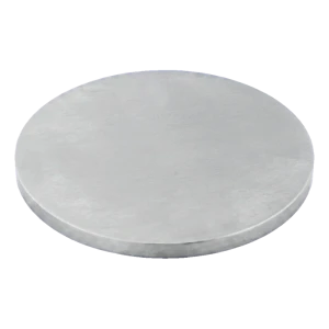 Flache Stahl-Endkappe für Handlaufrohre Ø42,4 mm Stärke 4 mm