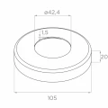 PSG Geländerpfosten Zwischenpfosten durchlaufend ø 42,4 mm AISI 304 – 4 Halter, satiniert 001-204 (5)
